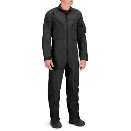 Poly Cotton Twill Flight Suit (combiné d'avion) - Noir