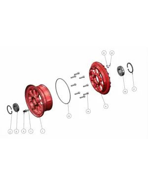 Beringer Wheel - Rad RF-004 - 4.00x6''