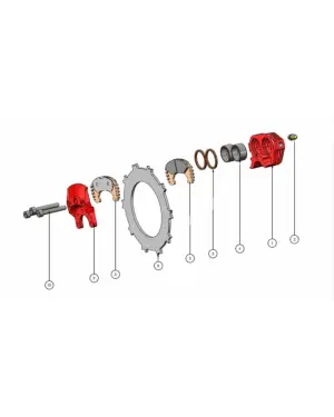 Beringer Bremssattel - EA-002.E ROT