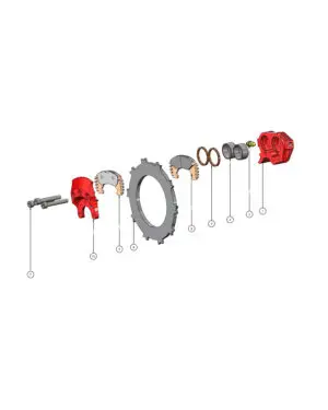 Beringer Bremssattel - EA-002.202N PE RED