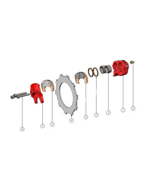 Beringer Bremssattel - EA-002N RED