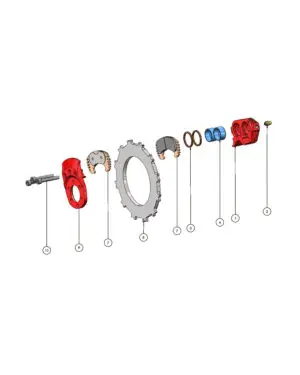 Beringer Bremssattel - EA-004E ST RED