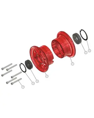 Beringer Wheel - Rad RA-001 - 5.00-4´´