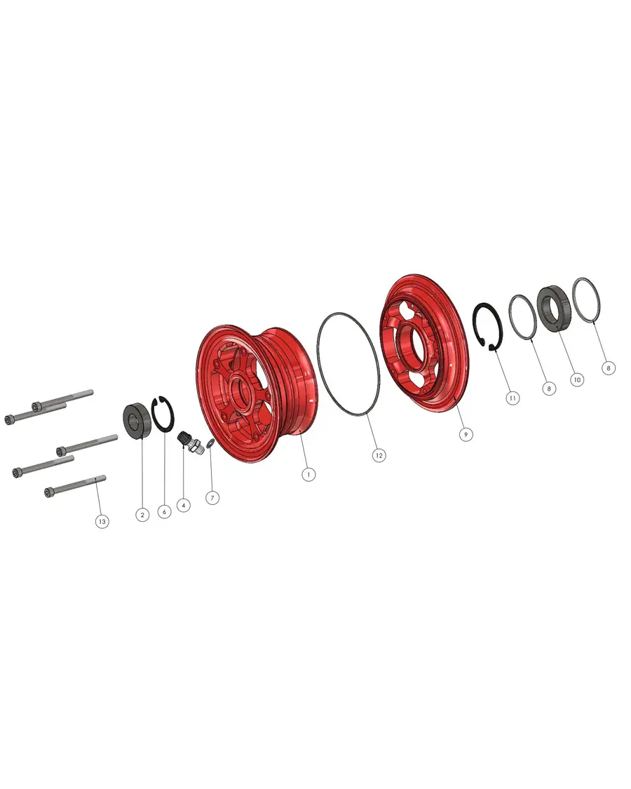 Beringer Wheel - Rad RA-003.1 - 3.50-4"