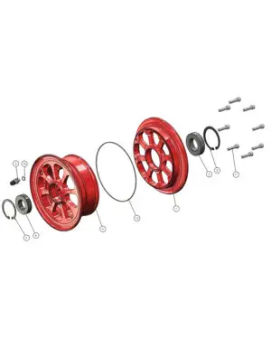 Beringer Wheel - Rad RA-009 - 4.00-6"