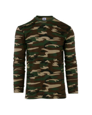 T-Shirt lange Ärmel woodland