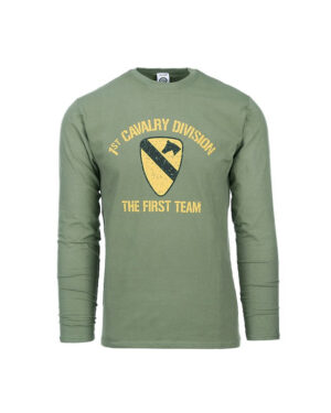 T-Shirt First Cavalry Division lange Ärmel