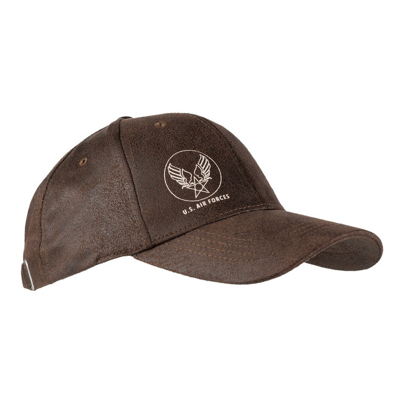 Baseball Cap U.S. Air Force Leder Look (PU) - obrazek 3