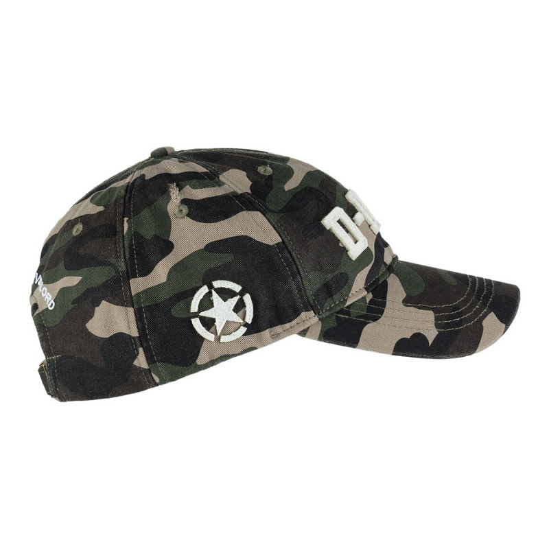 Baseball Cap D-Day stonewashed '44 camouflage - Obrázek 4