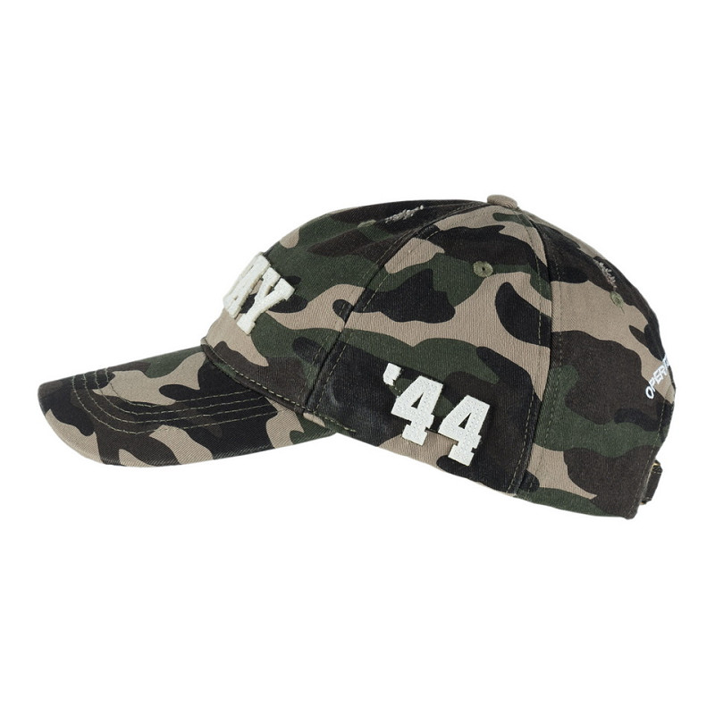 Baseball Cap D-Day stonewashed '44 camouflage - Obrázek 5