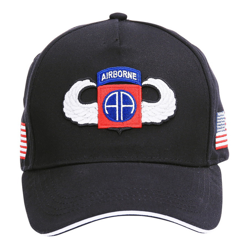 Baseball Cap 82nd Airborne WWII 3D - Imagen 3