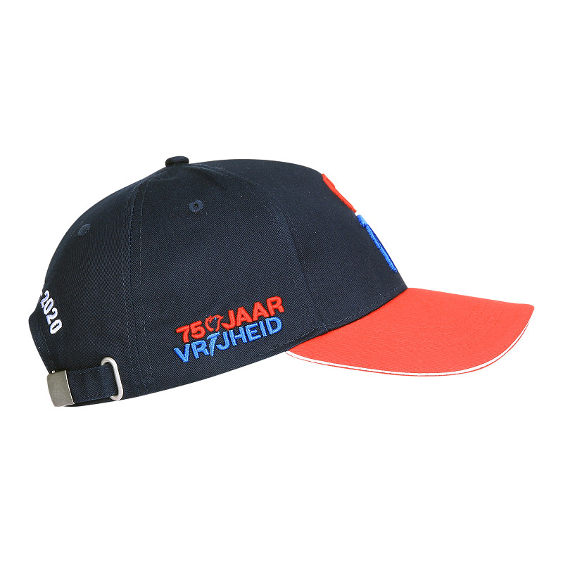 Baseball Cap 75 jaar vrijheid Red/Blue - Obrázek 2