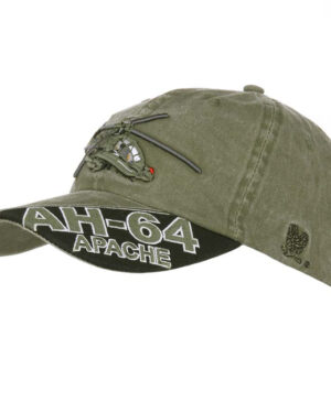 Baseball Cap AH-64 Apache stone washed