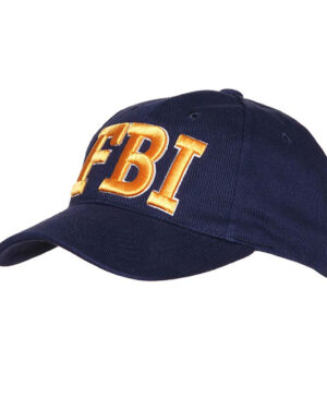 Baseball Cap FBI gele tekst