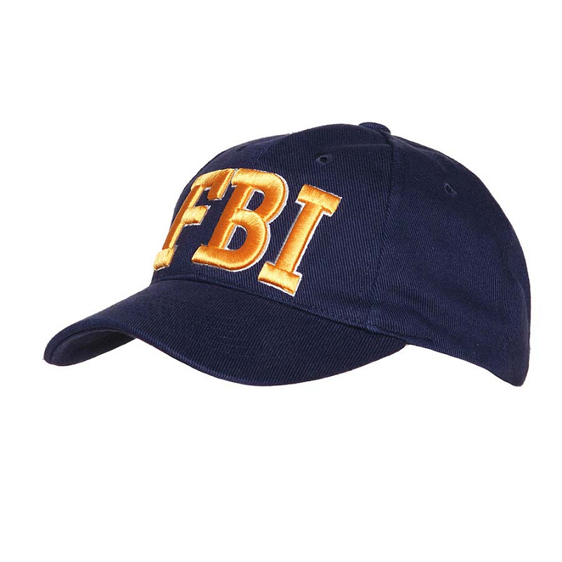 Baseball Cap FBI gele tekst