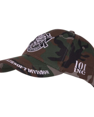 Baseball Cap 101 INC Airsoft division woodland