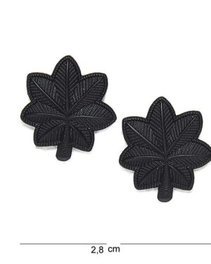 Abzeichen Lieutenant Colonel black card 2 pcs #6025