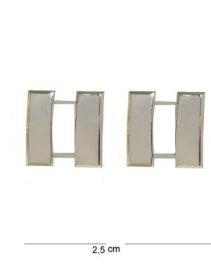 Abzeichen US Captain bars card 2 pcs silver #6041