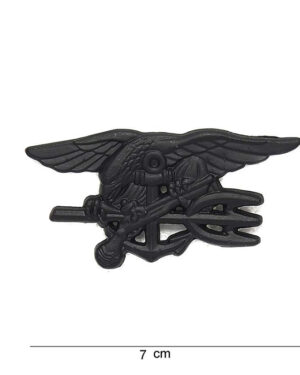 Abzeichen US navy Seals black #7090