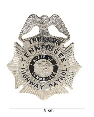 Abzeichen trooper tennessee high way patrol (silver) #7022