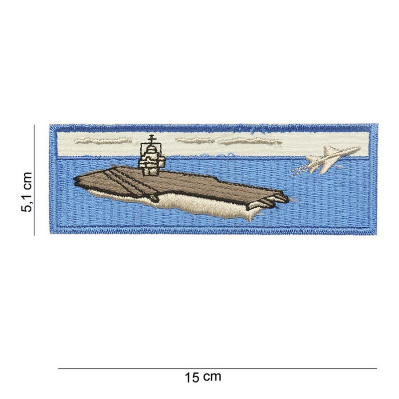 Patch aircraft carrier (blue) #4093