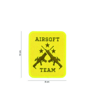 Patch Airsoft team yellow #23021