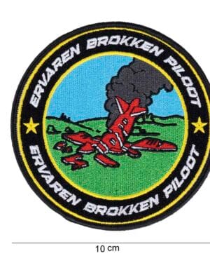 Patch Brokken piloot mit Klettverschluss #11188