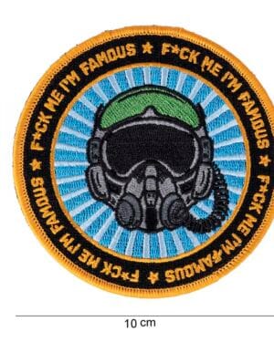 Patch F*ck me I'm famous mit Klettverschluss #13015