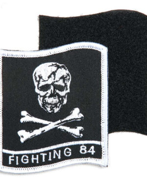 Patch fighting 84 (skull) mit Klettverschluss #1066