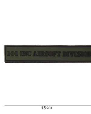 Patch 3D PVC 101 INC Airsoft Division tab #13049