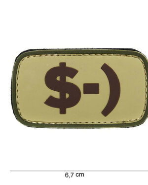 Patch 3D PVC $ #14001