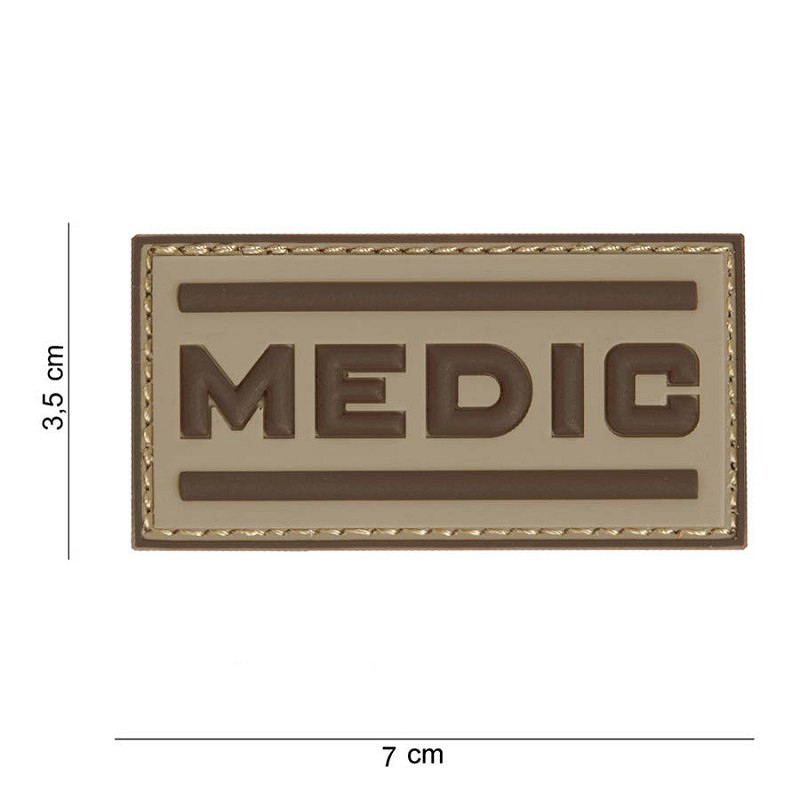 Patch 3D PVC Medic desert #12038