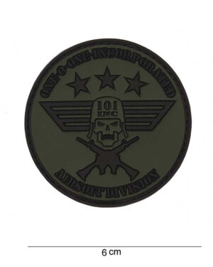 Patch 3D PVC 101 INC rond klein #13048