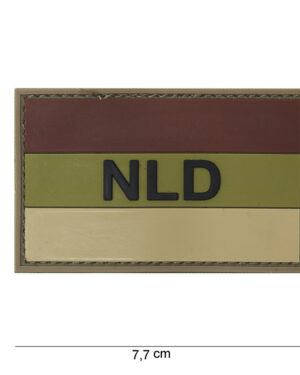 Patch 3D PVC NLD brown/sand #13044