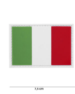 Patch 3D PVC flag Italy #13054