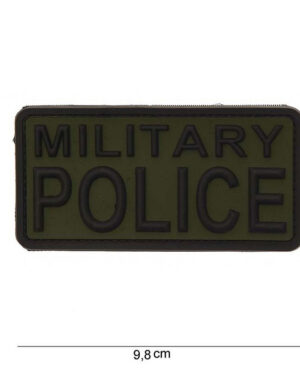 Patch 3D PVC Military Police green #13040