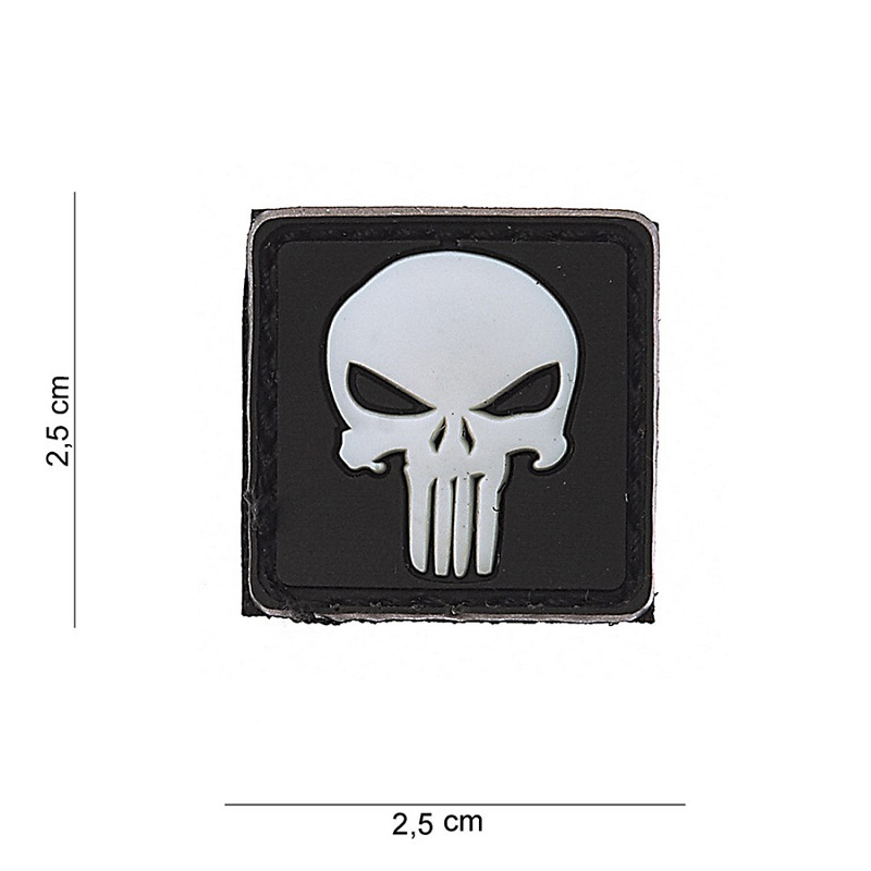 Patch PVC Punisher white #12026