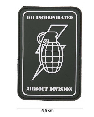 Patch 3D PVC 101 INC handgrenade #11157