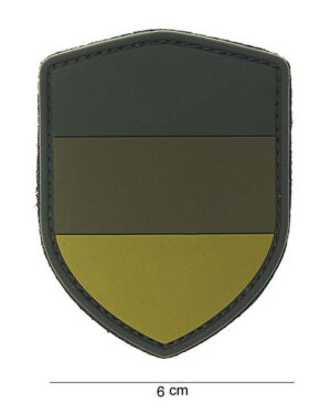 Patch 3D PVC shield German green #10010