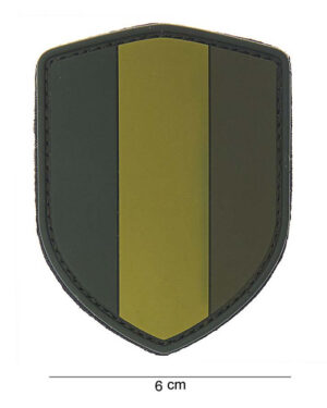 Patch 3D PVC shield Belgium #10009