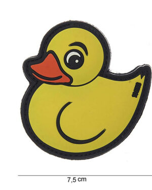 Patch 3D PVC Rubber Duck yellow #10051