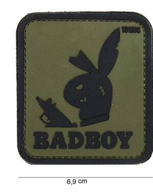 Patch 3D PVC Badboy green #14046