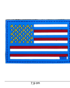 Patch 3D PVC Sovjet blue #14022