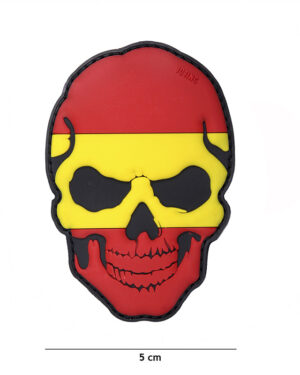 Patch 3D PVC skull Spain #16024