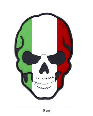 Patch 3D PVC skull Italy #16020
