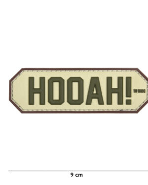 Patch 3D PVC HOOAH! sand #17059