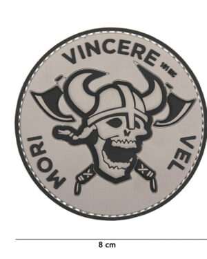 Patch 3D PVC Mori Vincere grey #19001