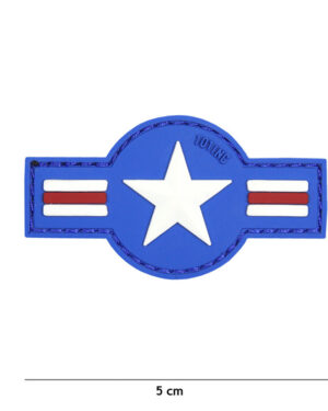 Patch 3D PVC U.S. Air Force blue #18072