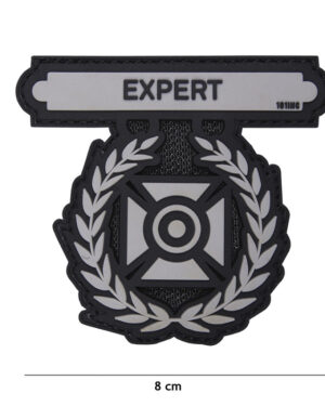 Patch 3D PVC Expert grey #17064