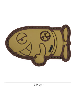 Patch 3D PVC Funny torpedo coyote #17049
